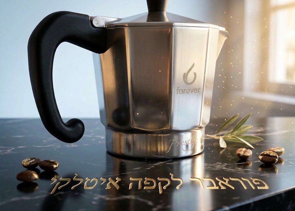 מקינטה אלומיניום, פוראבר איטליה Forever, מיס מוקה 6 כוסות | אנפוריא – תמונה 5