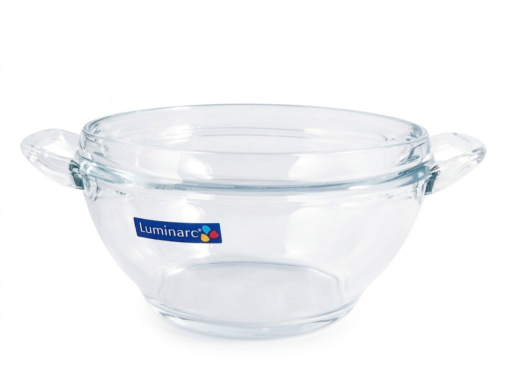 קערית זכוכית למרק עם ידיות 540 סמ"ק Luminarc Hot Drink.