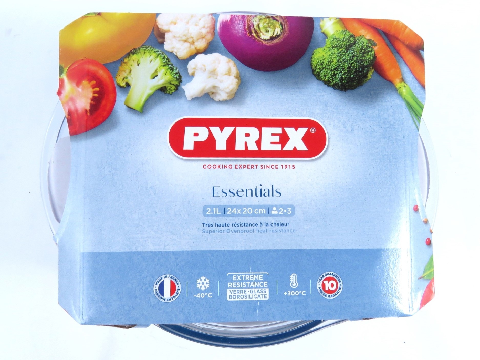 סיר בישול זכוכית עגול קטן, 2.1 ליטר, פיירקס - Pyrex – תמונה 8