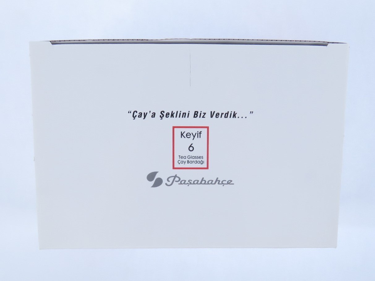 ספל קטן זכוכית לתה תורקי (סט 6 יחידות) פסבצ'ה - Pasabache – תמונה 5